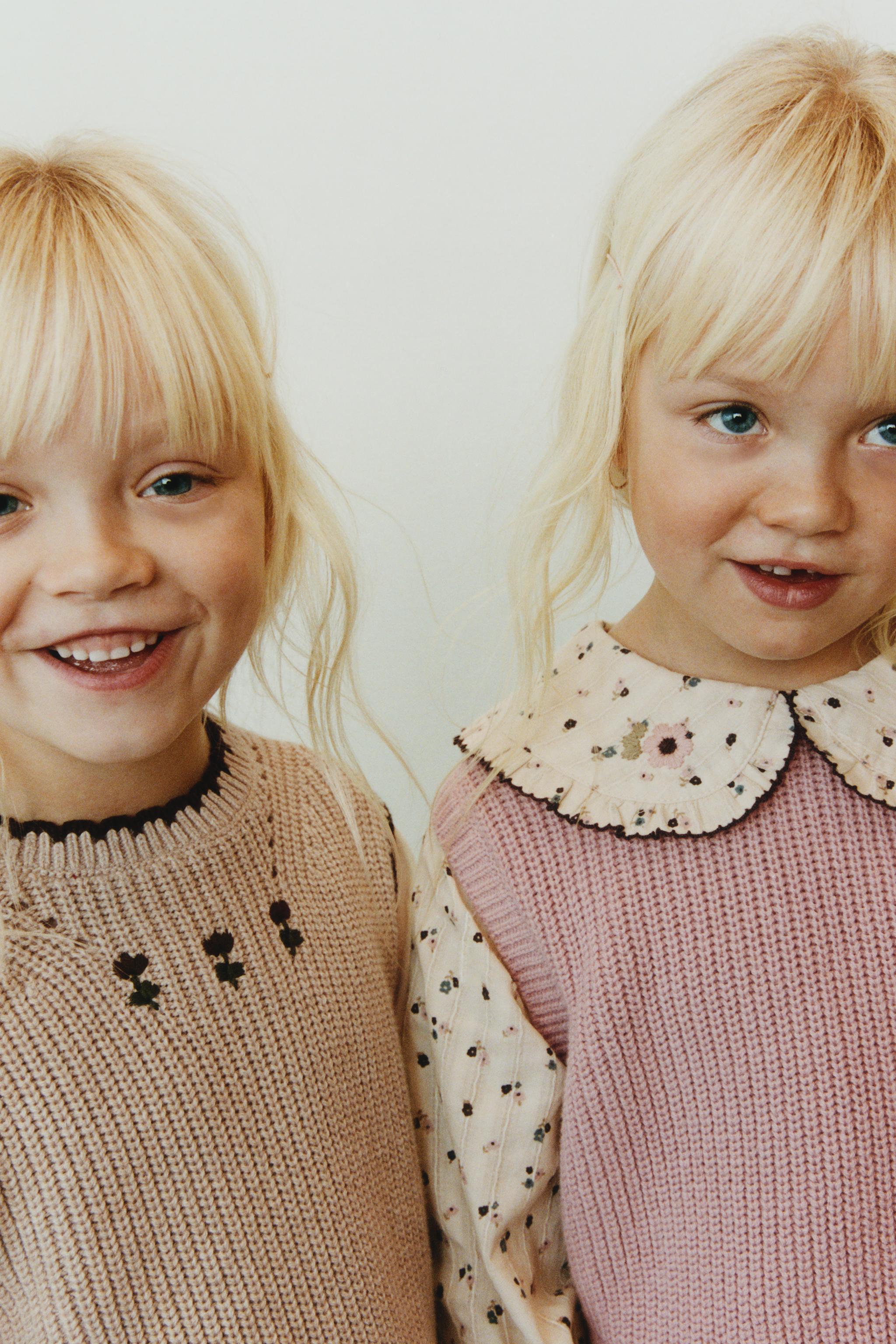 FLORAL PRINT SHIRT WITH KNIT VEST